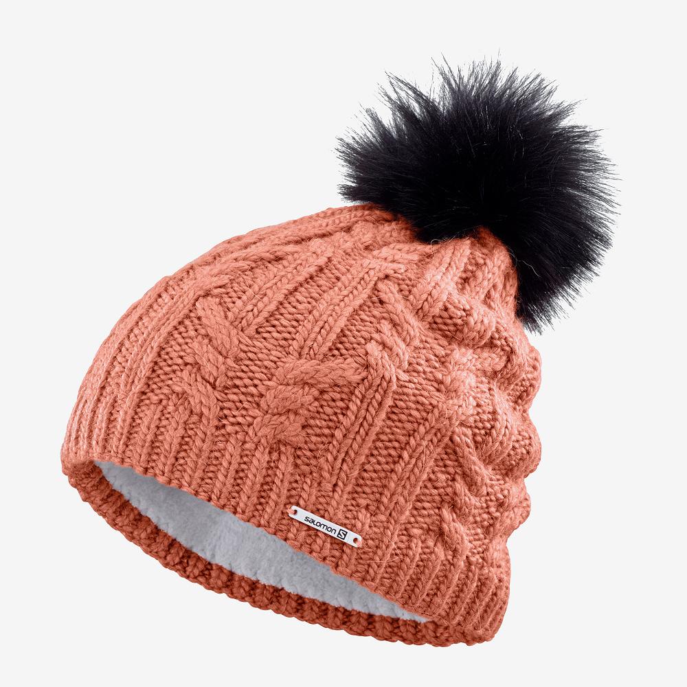 Gorros Salomon Mujer Naranjas - Salomon Argentina IVY ,254089-QZK